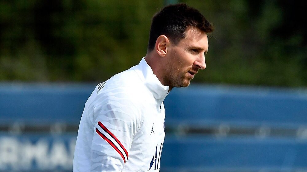 Lionel Messi di PSG.