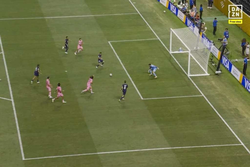 Proses gol kedua Joao Neves ke gawang Inter Miami